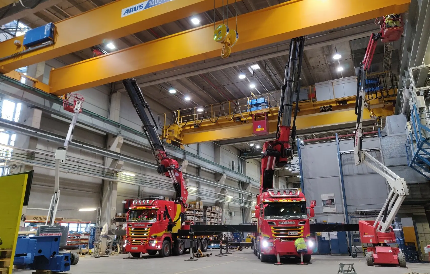 Teollisuuden asennusnostot